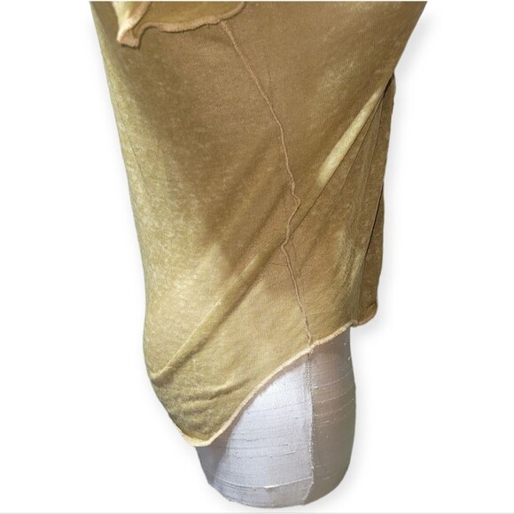 Free People Gold Shirt We the Free Gold Top XS Shirt - Picture 3 of 5